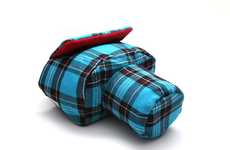 Comfy Plaid Camera Covers