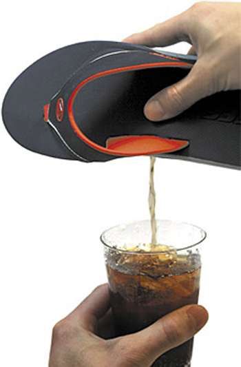 Booze-Concealing Slippers