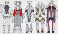 Mustachioed Fashion Illustrations Image 2
