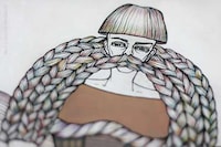 Mustachioed Fashion Illustrations Image 3