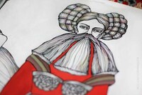 Mustachioed Fashion Illustrations Image 4