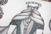 Mustachioed Fashion Illustrations Image 5