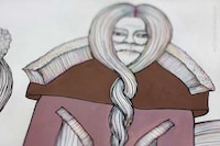 Mustachioed Fashion Illustrations Image 8