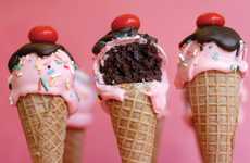 Decadent Cone Cakes