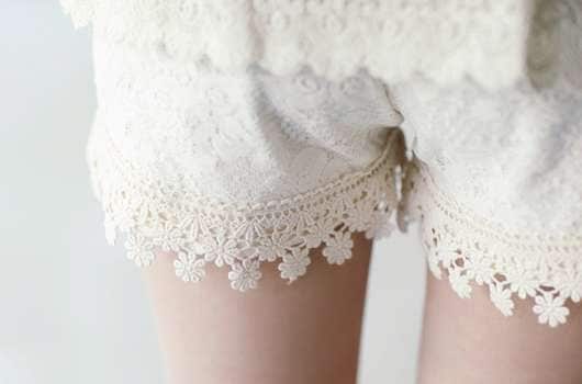 Customized Doily Shorts