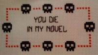Confrontational Cross Stitching
