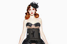 Quirky Pin-Up Doll Lingerie