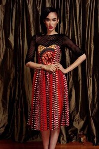 Retro Print Fashion Image 2