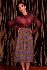 Retro Print Fashion Image 6