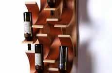 Curved Vino Shelving