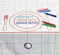 Scribbly Stitched Table Toppers Image 2