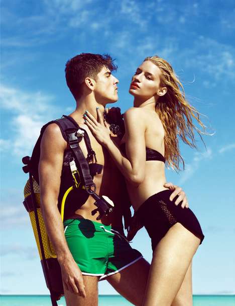 Cute Couple Scuba Shoots