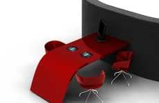 Tablet-Embedded Desks