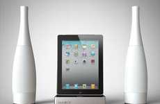 Wine Bottle Speakers