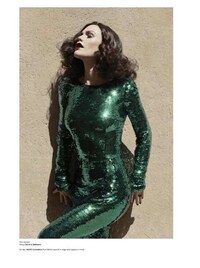 Sequinned Green Editorials Image 4