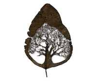 Cutaway Leaf Art Image 4