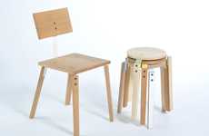 Cutely Bracketed Seating
