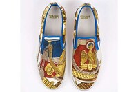 Parisian Graphic Sneakers Image 3