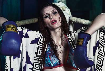 Bruised Boxer Babe Editorials