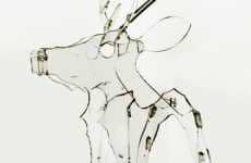 Swiss Glacial Acrylic Animal Trophies