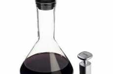 Vacuum Decanter Cuts the Wining
