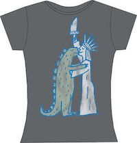 Girl Walking Boy Shirt Image 2