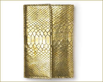 Gold Python Gadget Purse
