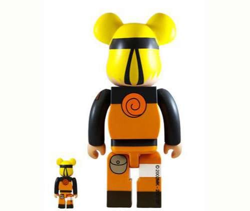 BE@RBRICK サスケ　Naruto 100% BE@RBRICK Naruto 100%/400% Set: MEDICOM TOY - Tokyo Otaku