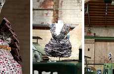 Magazine-Made Dresses