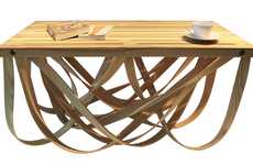 Ribboned Wood Furniture