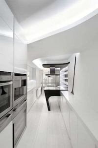 Futuristic Colorless Interiors Image 6