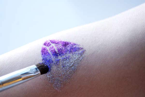 Sci-Fi Glitter Body Art