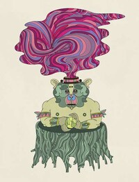Pipe-Smoking Monster Illustrations Image 4