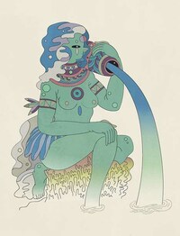 Pipe-Smoking Monster Illustrations Image 5