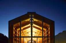 Earthy Minimalistic Boathouses
