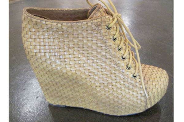 Basket-Weaved Footwear