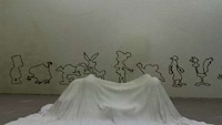Cartoon Chalk Outlines Image 3