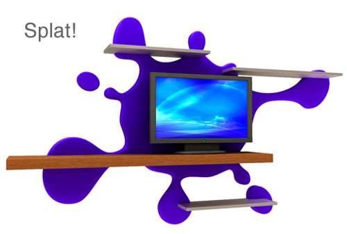 Stupendous Splatter Shelves