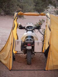 Motorcycle Camping Shelters Image 4