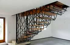Tangled Steel Stairways