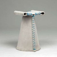 Faux Fabric Stools Image 7