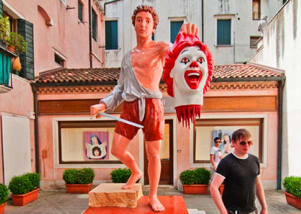 Fast Food Sculpture Spoofs