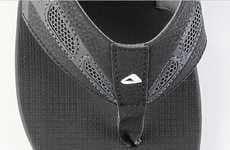 Water Draining Flip Flops