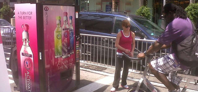 Pedal-Powered Water Dispensers