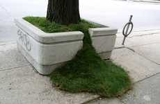 Cracked Planter Art