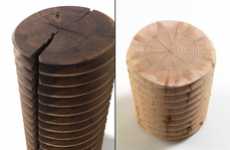 Wooden Screwlike Seats