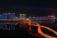 Undulating Double-Layer Bridges