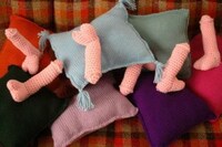 Crocheted Phallic Pillows Image 2