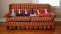 Crocheted Phallic Pillows Image 4