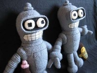 Crochet Beer-Chugging Robots Image 2
